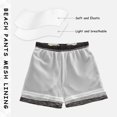 thumbnail image 3 of FORMRS Boys Swim Trunks Quick Dry Mesh Liner Boardshorts Sizes XS-XL, Beige Moon, 3 of 7