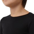 thumbnail image 4 of Set de pantalones Baselayer Top de 32 grados para niños, color negro, talla L, 4 of 6