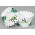 thumbnail image 4 of Inkdotpot Bottomless Cupcake Wrappers for Baby Shower, Tropical Leave & Flamingo Adjustable Cup Cake Liners Party Supplies, Girl Baby Shower Decorations - Pack of 30, 4 of 6