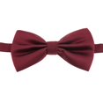 thumbnail image 3 of de lazo de esmoquin de bodas Rojo purpúreo Zulema Pajarita pre atada para hombre, 3 of 4