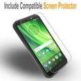 thumbnail image 4 of Moto G6 Play Case, Circlemalls 2-Piece Style Hybrid Shockproof Phone Cover With [Premium Screen Protector] And Touch Screen Pen (Black), 4 of 7