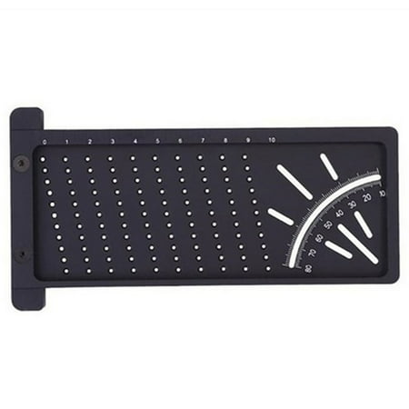 

Bangcool Woodworking Ruler T Type 110 Holes Carpenter Tool Positioning Scribing Gauge