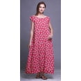 thumbnail image 2 of Bimba Chemise de Nuit Imprimée pour Femmes, Tenue de Nuit pour Dames, Robe d'Allaitement, Vêtement de Nuit en Rayonne, 2 of 4
