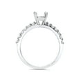 thumbnail image 2 of Bague Demi-Éternité en Diamants 1/3 Ct en Or Blanc 14 K, 2 of 3