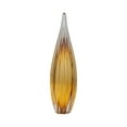 thumbnail image 4 of Glam Handcrafted Glass Sculpture with Grooved Teardrop Design and Sleek Contemporary Silhouette, 4 of 11