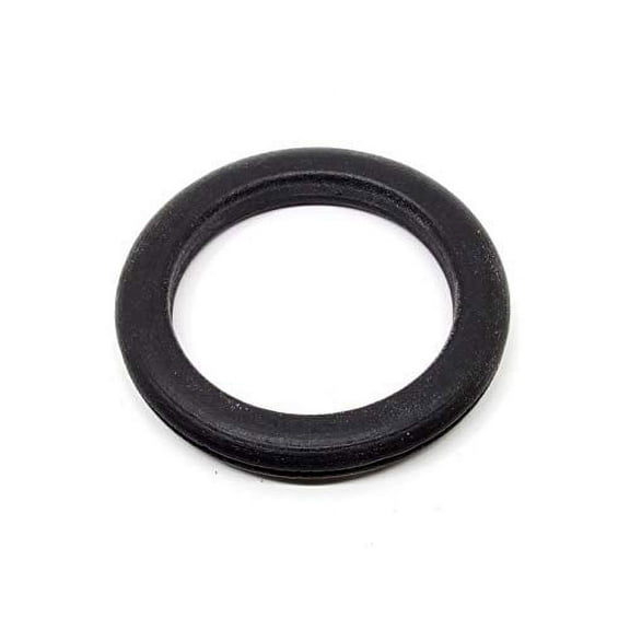 Pkg of 1 - Black SBR Rubber Push-in Grommet - Inner Diameter 1 5/8", Outer Diameter 2 1/4", Fits Panel Hole 2" Inch, Fits Panel Thickness 1/16"