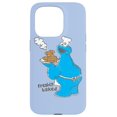 thumbnail image 1 of Funda para teléfono Sesame Street Cookie Monster recién horneado para iPhone 15 Pro, 1 of 3