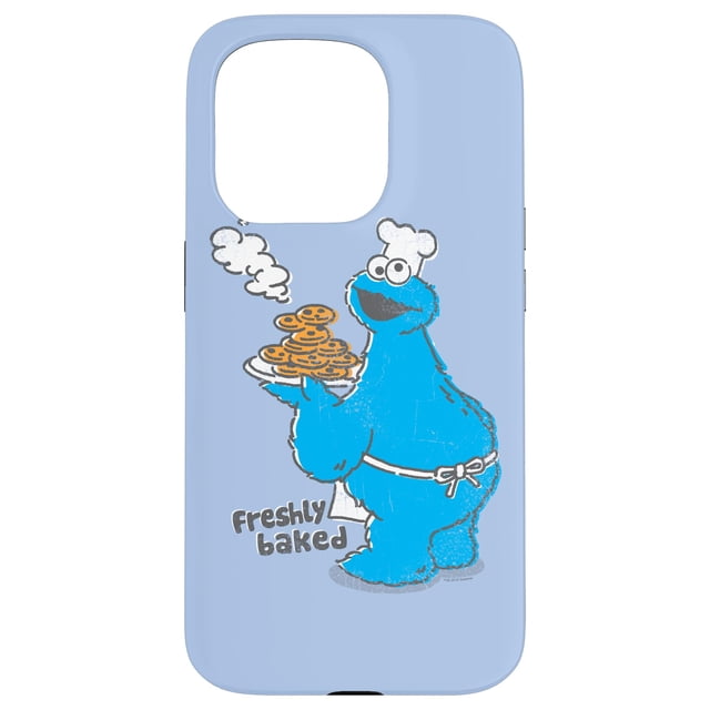 Funda para teléfono Sesame Street Cookie Monster recién horneado para iPhone 15 Pro