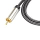 thumbnail image 3 of Cable de audio estéreo Cable de subwoofer, 1 macho a 1 RCA macho, conector trenzado para 15 m, 3 of 3