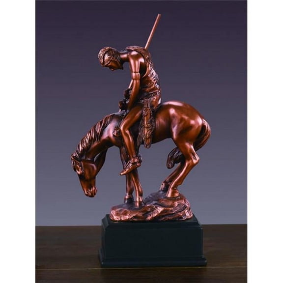 High End of the Trail Sculpture - 4 x 6.5 in.