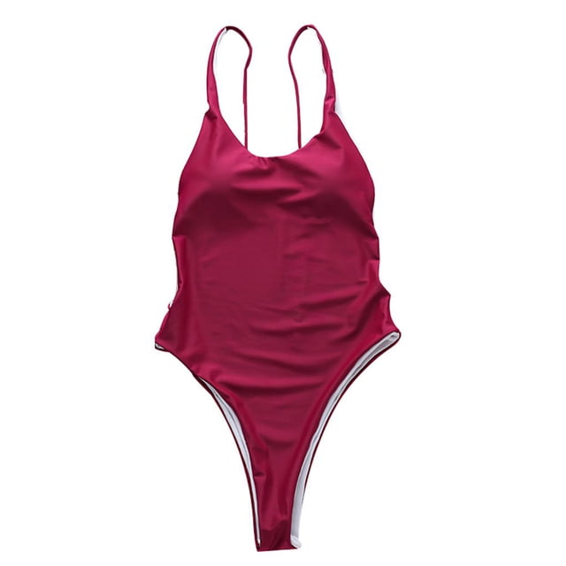 Traje De Baño Sexy Traje De Baño Atlético Amigable Con La Piel Traje De Baño De Playa Para Nadar Viajes Speravity BA000513-00