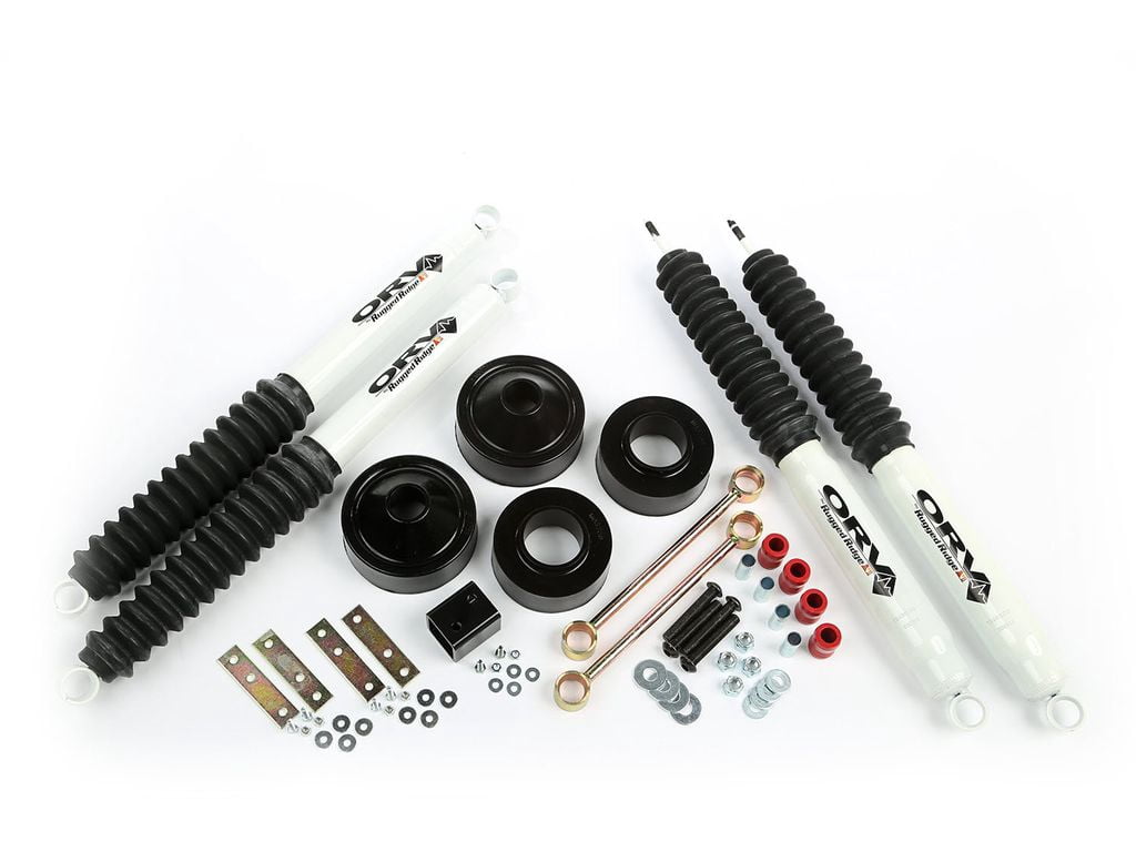Rugged Ridge by RealTruck Coil Spacer Lift Kit for Wrangler JK | 1.75" Lift, Complete Lift Kit | 18360.21 | Compatible with 2007-2018 Jeep Wrangler JK