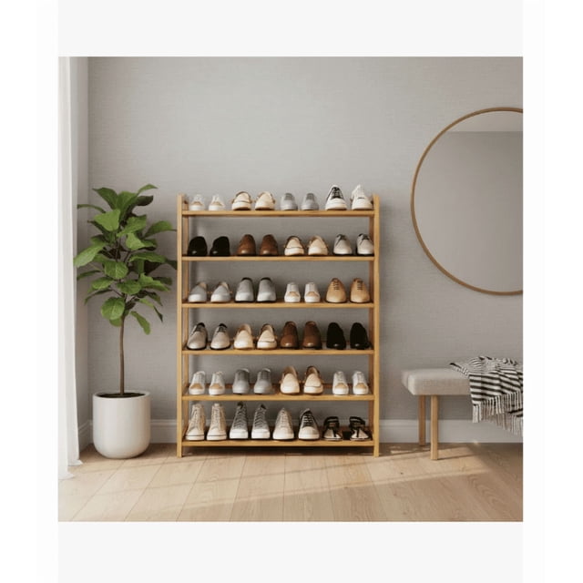 Zapatera Closet 6 Niveles color cafe