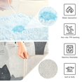 thumbnail image 3 of Yayeee Bath Rugs for Bathroom Floor Set of 2 Non Slip Fluffy Soft Absorbent Mat, Gray Cute Cats, 3 of 7