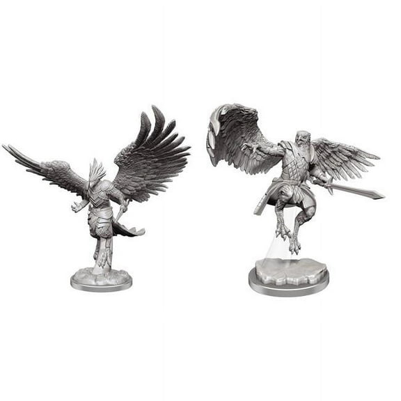 WizKids WZK90521 20 mm Dungeons & Dragons Nolzurs Marvelous W18 Aarakocra Paladins Miniatures Set