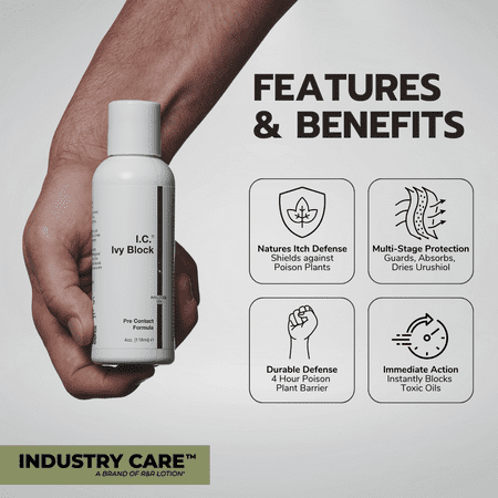 I.C. Ivy Block Pre-Skin Poison Ivy Protectant, 32oz