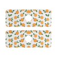 thumbnail image 7 of Yayeee Faucet Mat for Kitchen Sink 14.7" Diatomite Long Splash Guard Pad, Orange, 2 Pack, 7 of 7