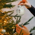 thumbnail image 2 of 6PCS Large Christmas Ornaments - 60mm White Shatterproof Hanging Balls for Xmas Tree, Holiday & Festive Decorations, 2 of 7