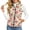 Christmas Festive Pattern, variant on HELLHERO Warm Women's Quilted Vest for Shopping Fall, Polyester Fabric Zip Pockets Women's quilted jacket vest, Pink Nutcracker Holiday