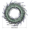 thumbnail image 3 of REGALWOVEN All Seasons Front Door Wreaths, Farmhouse Indoor and Outdoor Decor Wreath for Wedding Party Wall Window Purple 18 in, 3 of 7