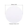 thumbnail image 2 of Uxcell 9.8-inch Round Cardboard Paper, 20 Pcs Blank Disc Circles Slices for Party Decorations DIY Craft, White, 2 of 6