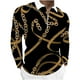 thumbnail image 1 of Blusa de manga larga con estampado digital colorido y media cremallera para hombre Pompotops  oipoqjl47061, 1 of 5