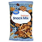 (2 pack) (2 Pack) Great Value Snack Mix, Traditional, 15 oz