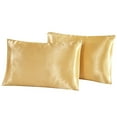 thumbnail image 1 of Silk Pillowcase for Hair and Skin, 20" x 30" Queen Size Cooling Pillow Case with Envelope Closure, Set of 2, 1 of 6