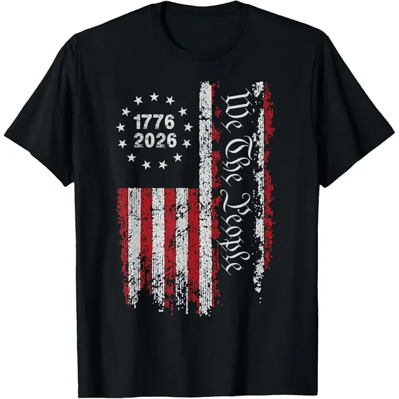 America 250th Anniversary Freedom Inspired Style 1776 2026 Unisex T-Shirt, up to size 5XL