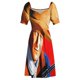 thumbnail image 5 of en Rio Bravo Vestido de manga corta Vestido femenino Vestidos de fiesta, 5 of 7
