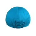 thumbnail image 4 of NYFASHION101 Fashionable Solid Color Unisex Cotton Duck Bill Newsboy Ivy Cap, Aqua, 4 of 4