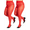 Color 3, variant on 2-Pack Plus Size Oil Gloss Tights - Sheer Anti-Snag Pantyhose for Women