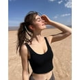 thumbnail image 2 of Women's 3 Piece Tank Tops Ribbed Seamless Workout Exercise Shirts Yoga Crop Tops, 2 of 5