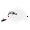 White, variant on Golf Script Hat Gray