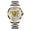 Gold&White, variant on GLENAW Men's stainless steel strap automatic winding mechanical dial watch