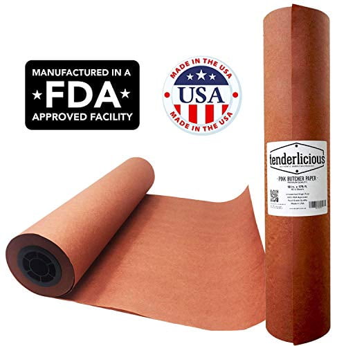 Pink Butcher Kraft Paper Roll 18 â€ x 175â€™ (2100â€ ) Peach Wrapping