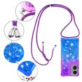 thumbnail image 5 of Funda para Motorola MOTO G Stylus 5G 2024 Brillantina Líquida Divertida Reluciente y con Cristales en Movimiento Cuerpo Cruzado con Cordón Ajustable, 5 of 5