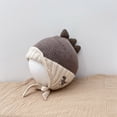 thumbnail image 3 of Staki Basic Winter Baby Boys Beanie Knitted Girls Hat Kids Earflap Beanies Warm Infant Toddler Hats(Khaki,One Size), 3 of 5