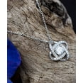 thumbnail image 4 of Gag Wife Gifts, I Know We're Apart, but My Love for You is Stronger Than Any, Birthday Love Knot Silver Necklace for Wife, Gift Ideas for Wife, Unique Gifts for Wife, Gifts for Wife who has, 4 of 6