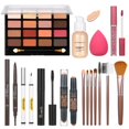 thumbnail image 1 of Kit de maquillaje KAVCENT con paleta de sombras de ojos de 16 colores y base líquida, 1 of 7