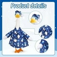 thumbnail image 4 of Porch Goose Clothing Set (Without Dolls), Cute And Elegant Patterned Design, Includes 1 Outfit 1 Hat 23 Inches Size For Porch Garden Decor, 4 of 6