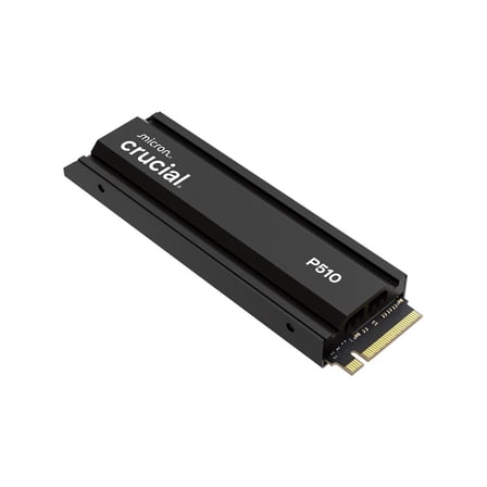 Crucial Technology CT1000P510SSD5 1TB NVMe M.2 PCIe 4.0 Internal SSD with Heatsink