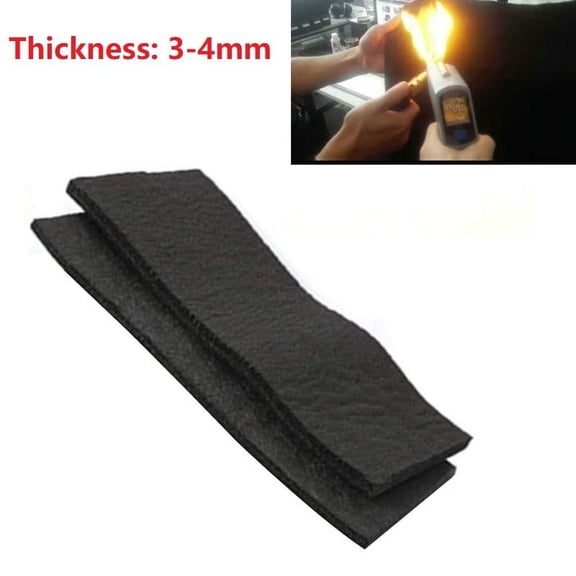 Carbon Felt Welding Blanket Fireproof - 20" X 20" Heat Resistant Fabric 1800°F High Temp Insulation Pad, Brazing Heat Shield Mat for Torch, Solder Plumbers Torch Protector
