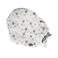 thumbnail image 5 of Scrub Cap,Working Cap with Sweatband for Women Men,Adjustable Unisex Tie Back Hat Nurse Surgical Caps, 5 of 5