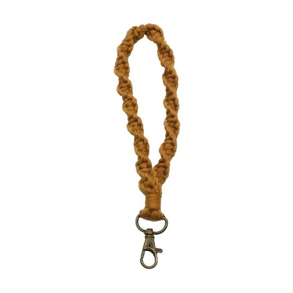 LYMAYTER Wrist Lanyard Crochet Keychain Lanyard - Handmade, for Car Keys