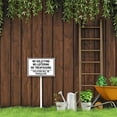 thumbnail image 2 of Letrero de jardín con estaca de 12 x 8 pulgadas que dice "No solicitar, no merodear, no entrar sin permiso, los infractores serán procesados", juego de 1, 2 of 6