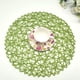 thumbnail image 5 of Cateissary 6 piezas hechas a mano con creatividad, exquisita artesanía, estera de cuerda de papel, decoración de de comedor, 38 cm, verde Type2 NO2, 5 of 6