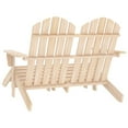 thumbnail image 5 of vidaXL 2-Seater Patio Adirondack Chair&Ottoman Fir Wood Blue, 5 of 71