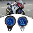 thumbnail image 3 of Speedometer Odometer LCD Digital Speedometer Tachometer Gauges Night Light 12V Screen Speed Gauges For 12V All Motorcycles, 3 of 9