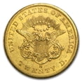 thumbnail image 2 of 1860-S $20 Liberty Gold Double Eagle XF Details (Cleaned), 2 of 2